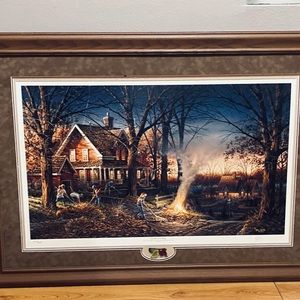 Terry Redlin Autumn Evening Art Print-Framed
